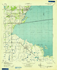 1943 Map of Safety Harbor, FL — High-Res | Pastmaps